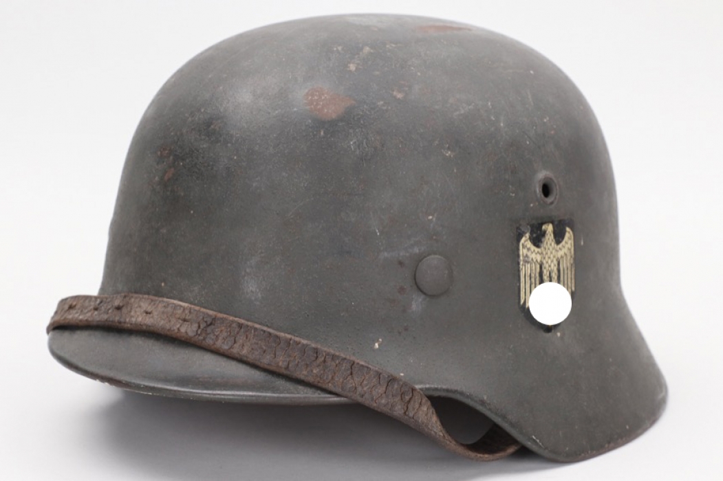 Knight's Cross winner Olt. Sulzer - M40 single decal helmet