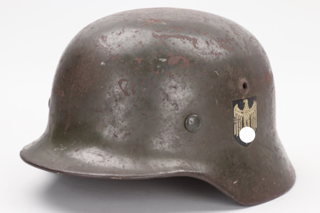 Heer M35 double decal helmet - SE68