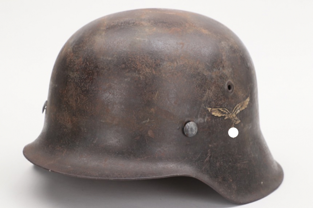 Luftwaffe M42 "ex wire" single decal helmet - ET64
