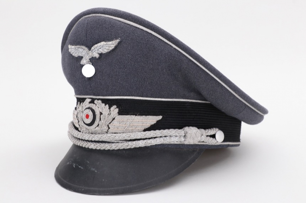 Luftwaffe officer's visor cap - WELHAUSEN