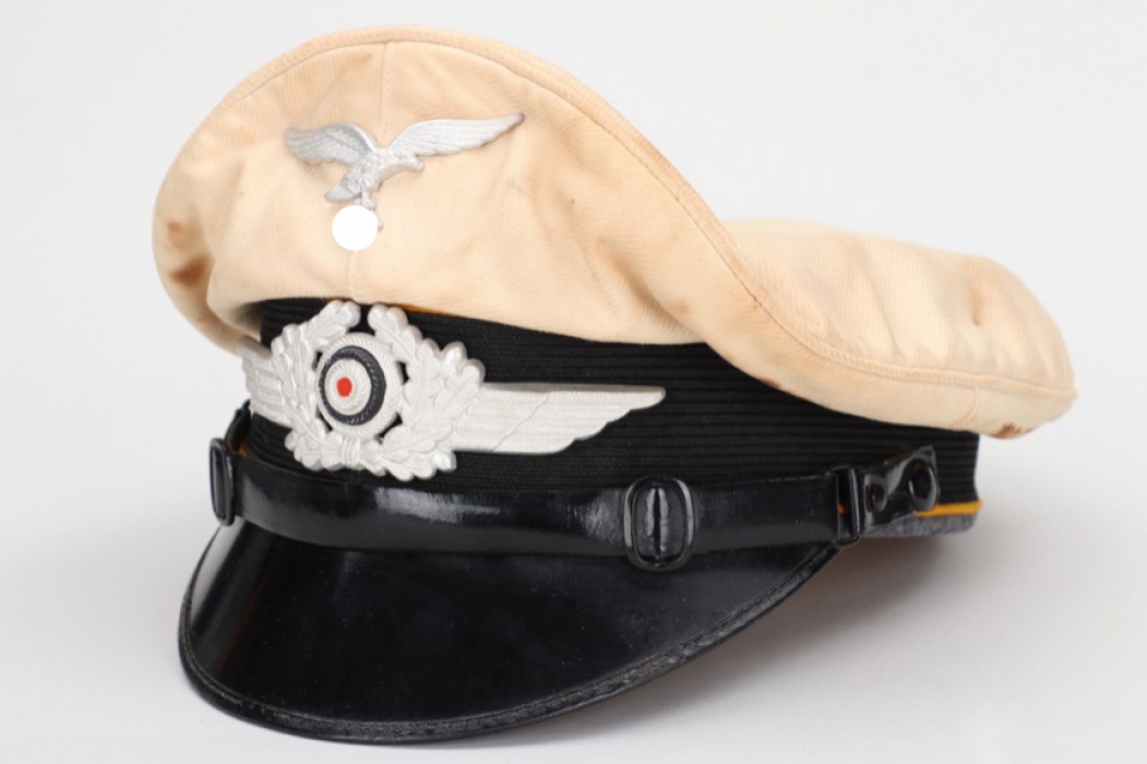 Luftwaffe flying troops summer visor cap - named