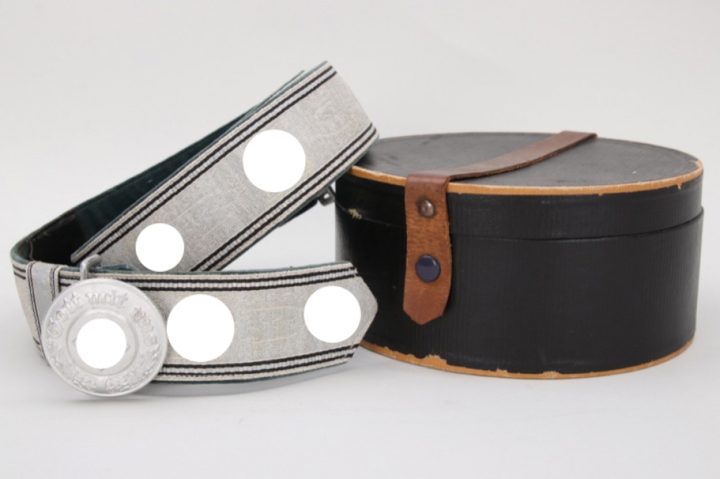 SS/Police officer's brocade belt & buckle - Assmann