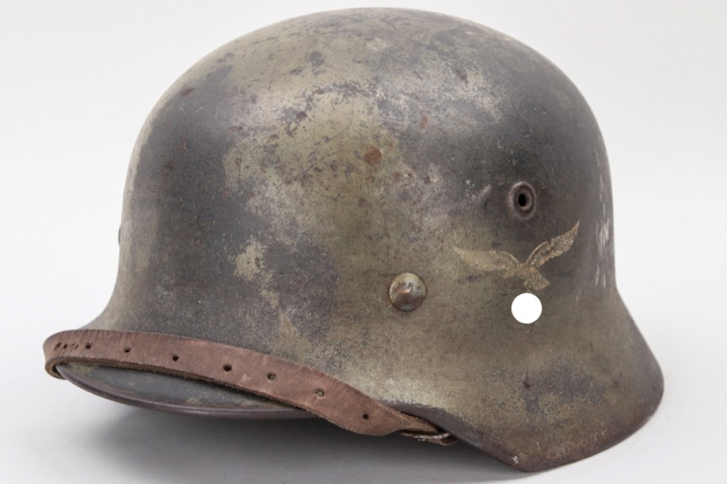 Luftwaffe M40 single decal camo helmet - Q64