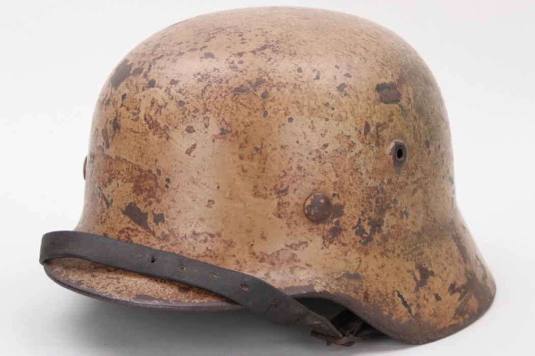 Wehrmacht M40 tropical camo helmet - SE64