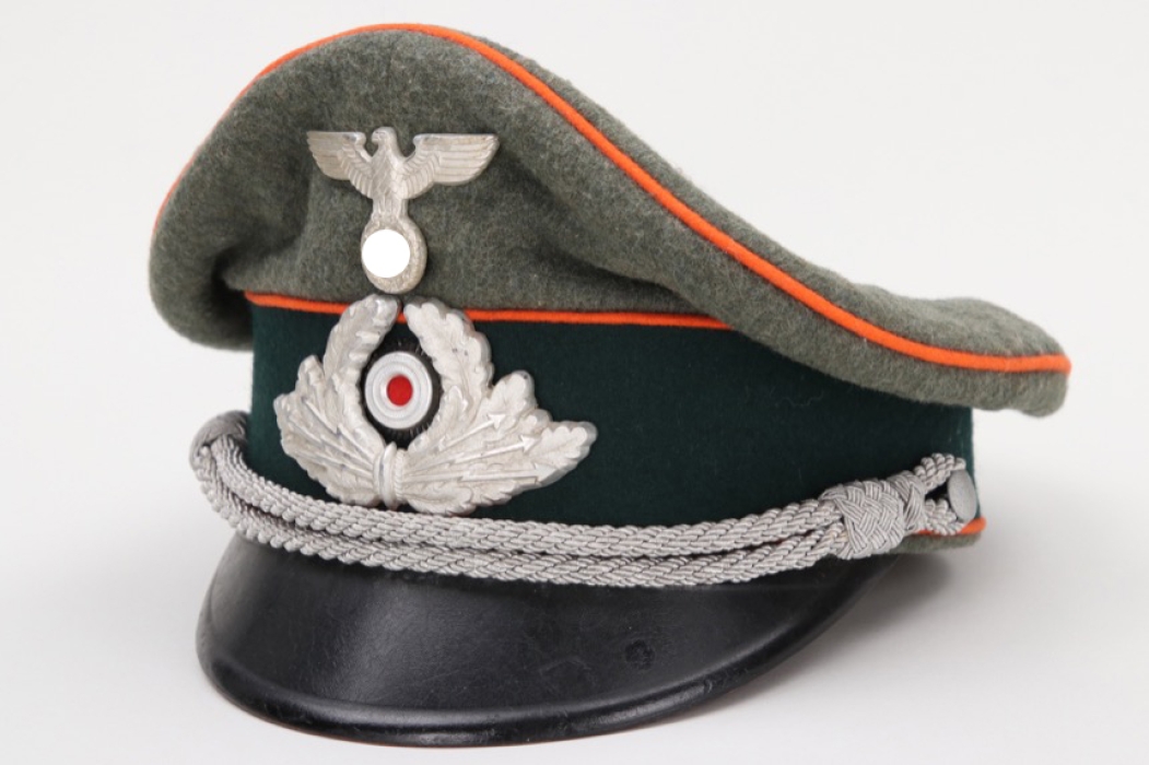 Third Reich Postschutz visor cap - leader