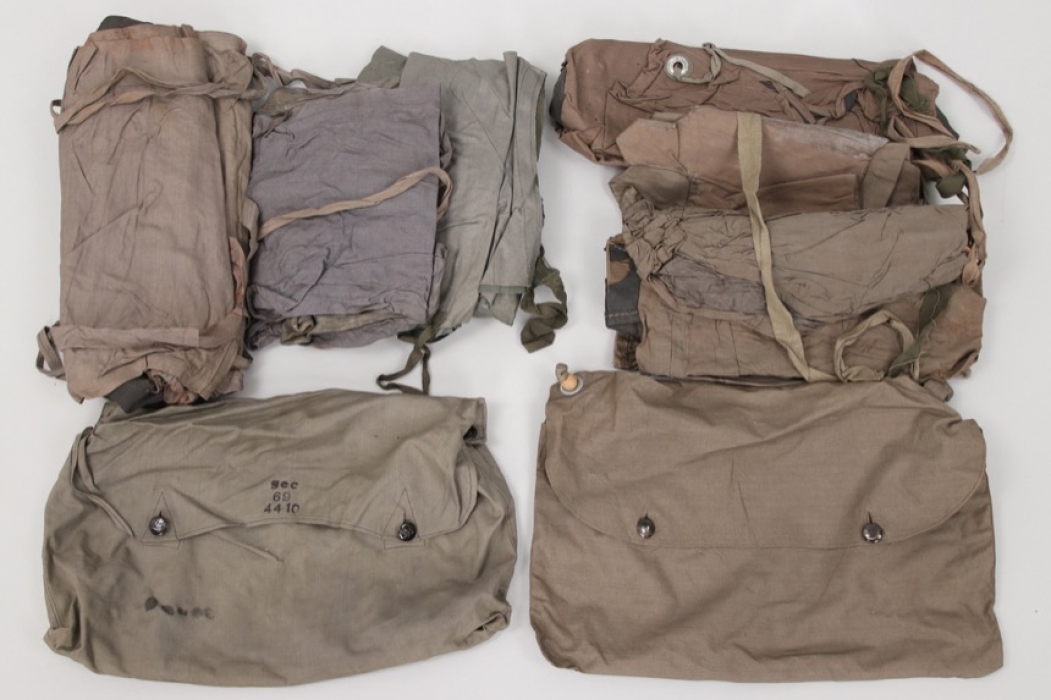 Wehrmacht 2 x M39 light gas protective suits in bag