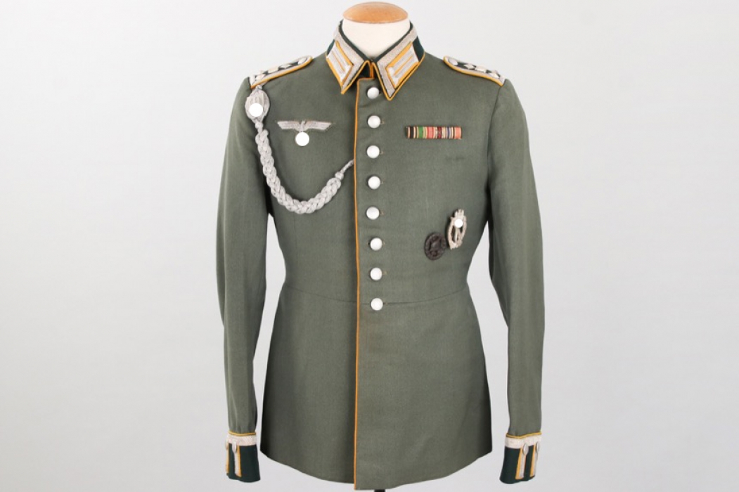 Heer Kav.Rgt.10 parade tunic - Stabswachtmeister