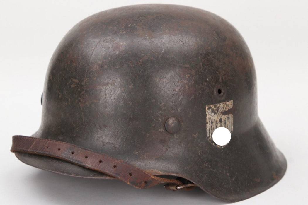 Heer M42 single decal helmet - EF64