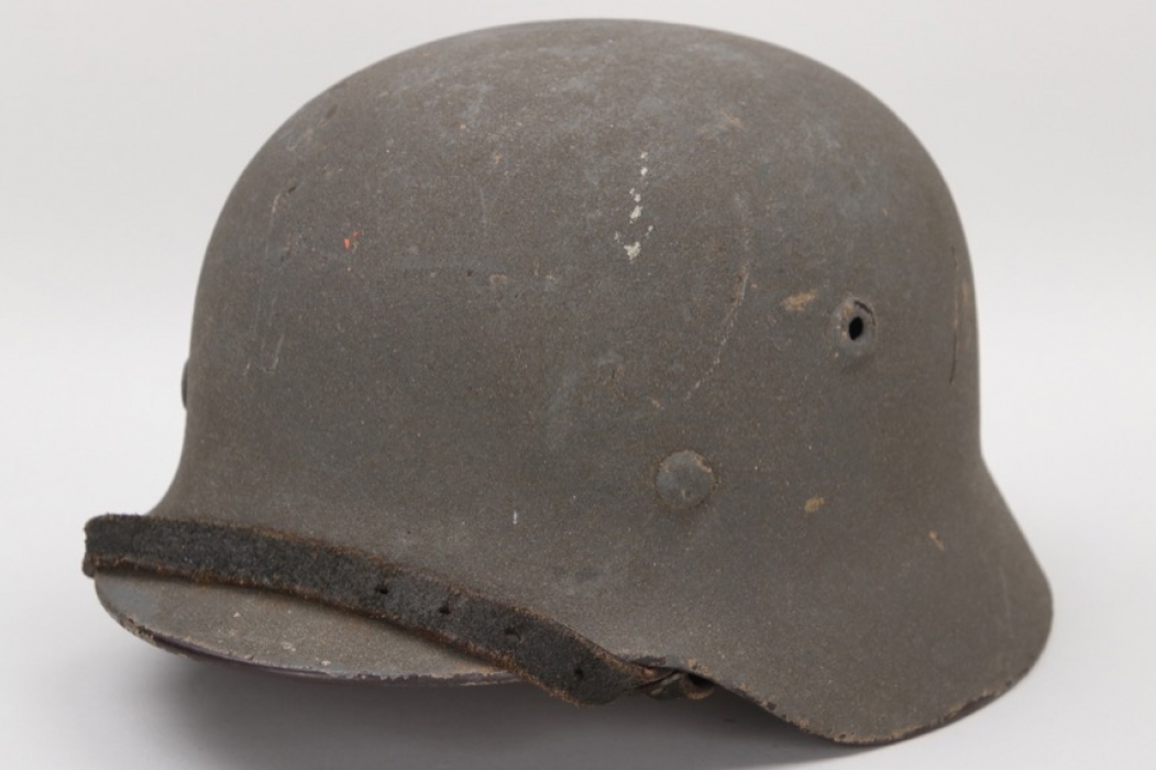 Luftwaffe/Heer M40 sand camo helmet - Q64