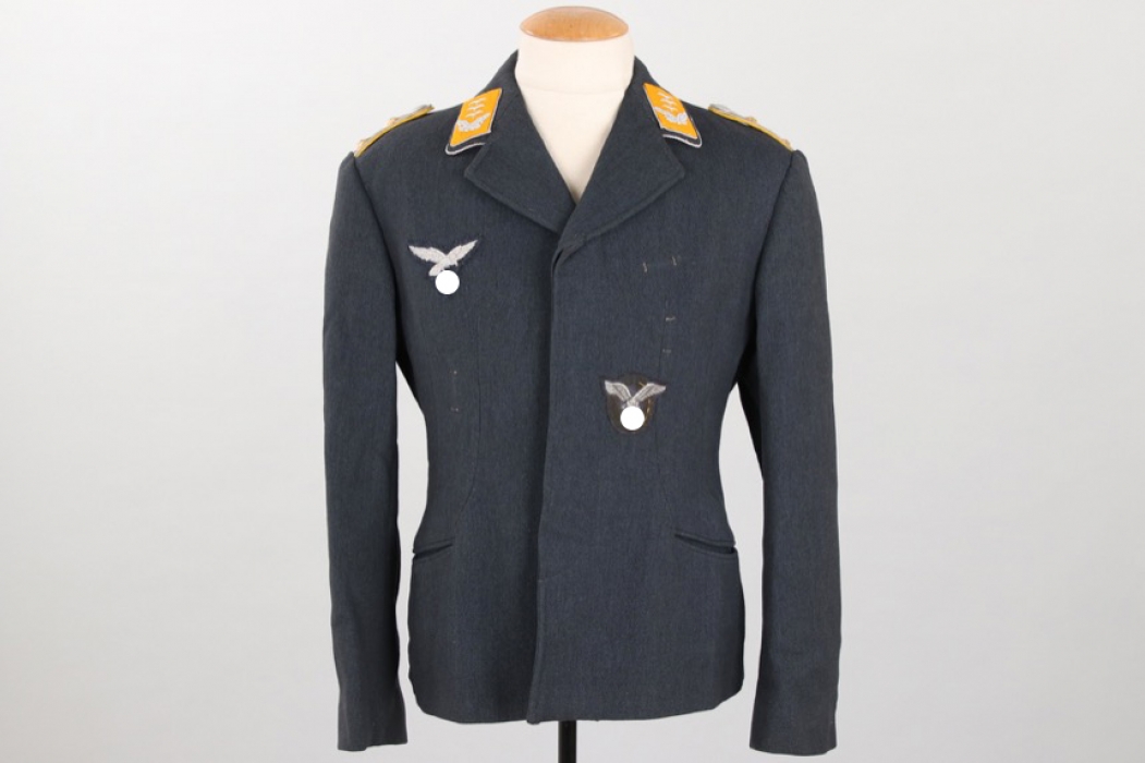 Luftwaffe flight blouse to German Cross recipient Hptm. Hartmann