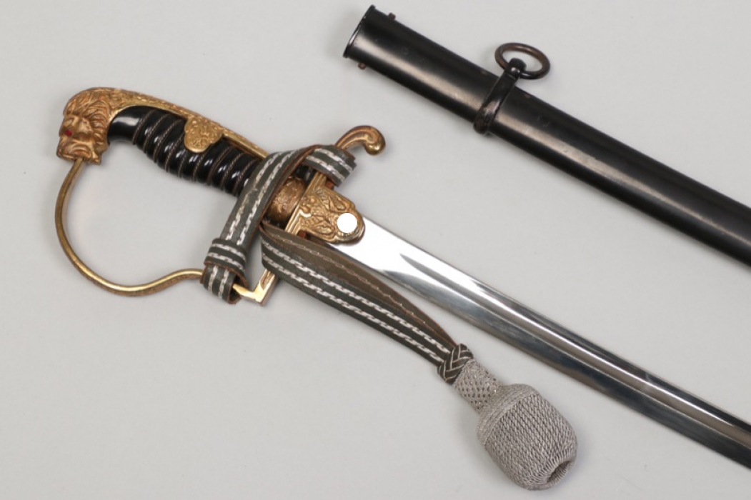 Heer officer's lion head sabre with portepee - ALCOSO