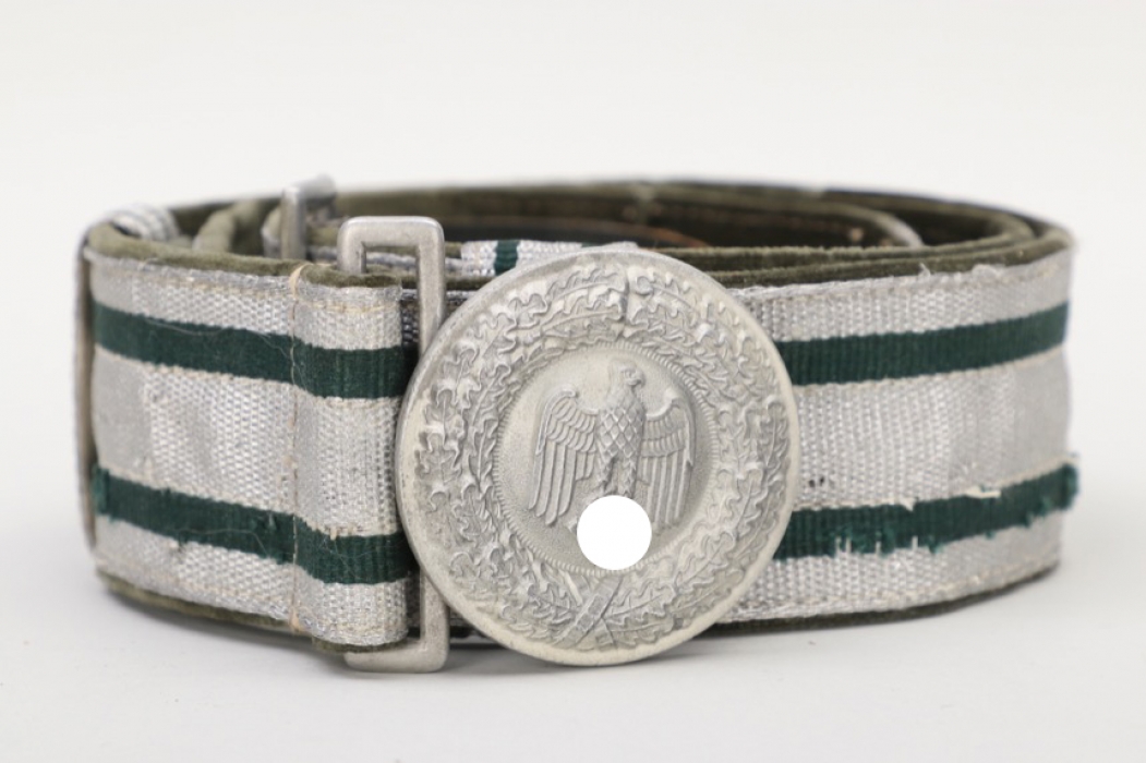 Heer officer's brocade belt and buckle