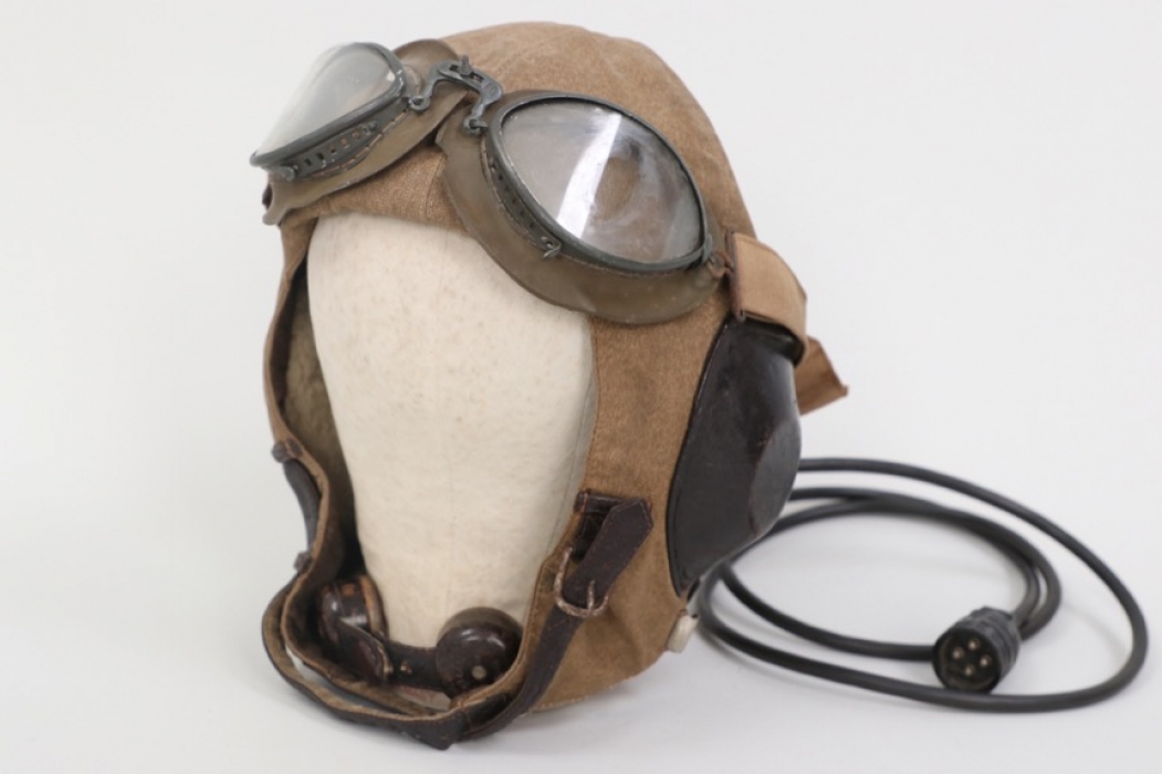 Luftwaffe LKpS101 flight helmet + goggles