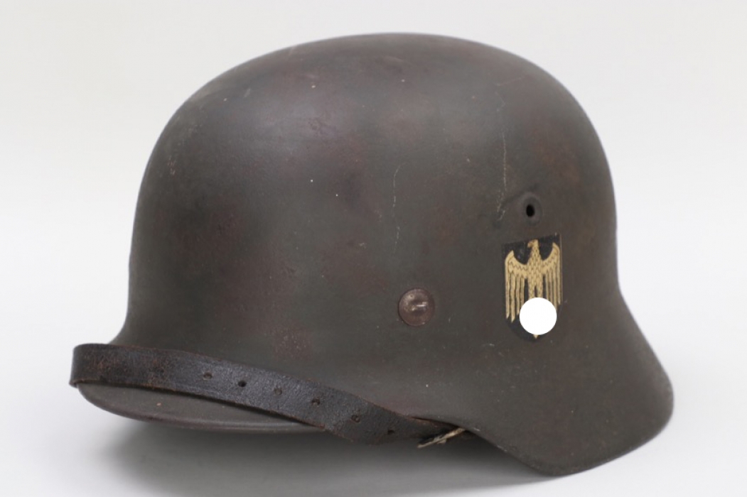Heer M40 single decal helmet - unmarked