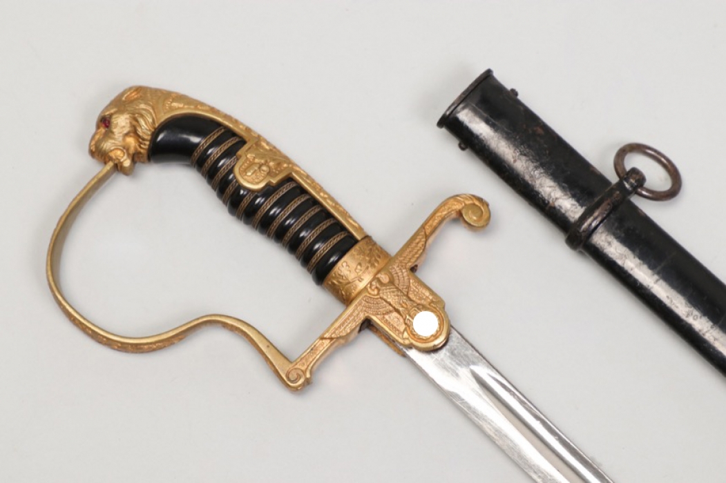 Heer officer's lion head sabre