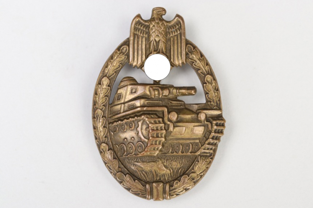 Tank Assault Badge in bronze - Wurster (tombak)