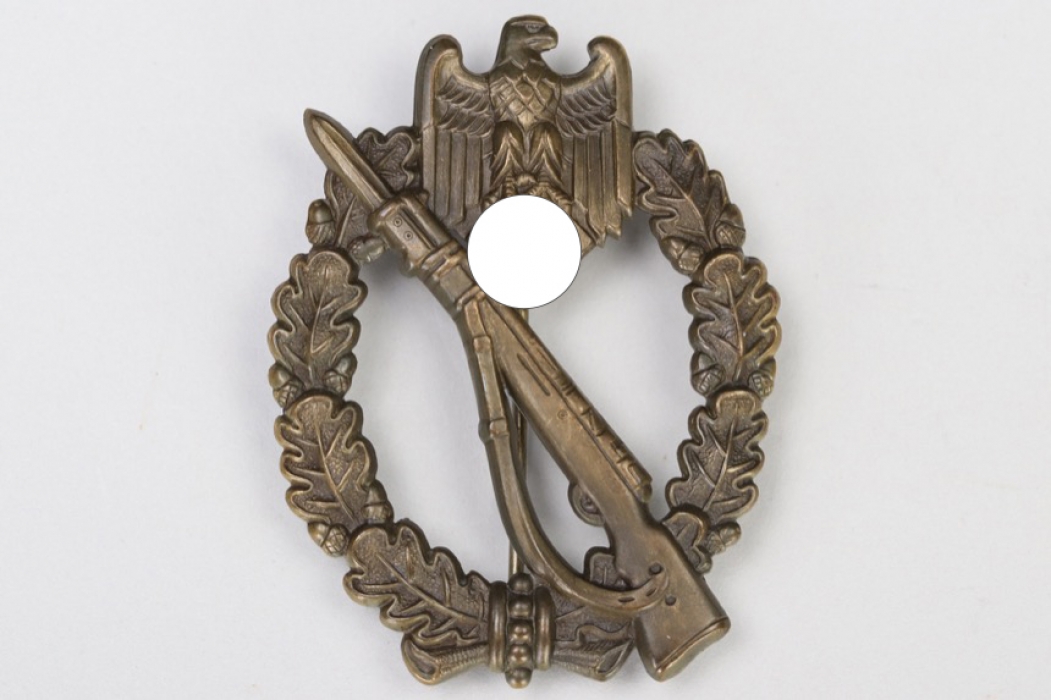 Infantry Assault Badge in bronze - Otto Schickle (tombak)