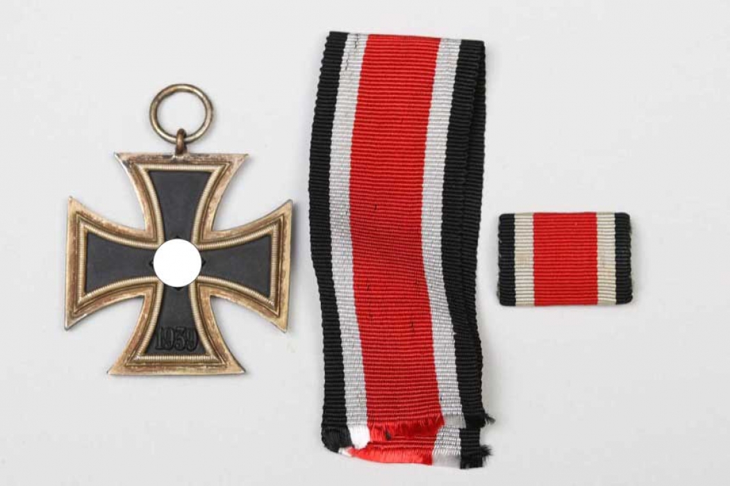 1939 Iron Cross 2nd Class with ribbon bar - "Full Juncker"