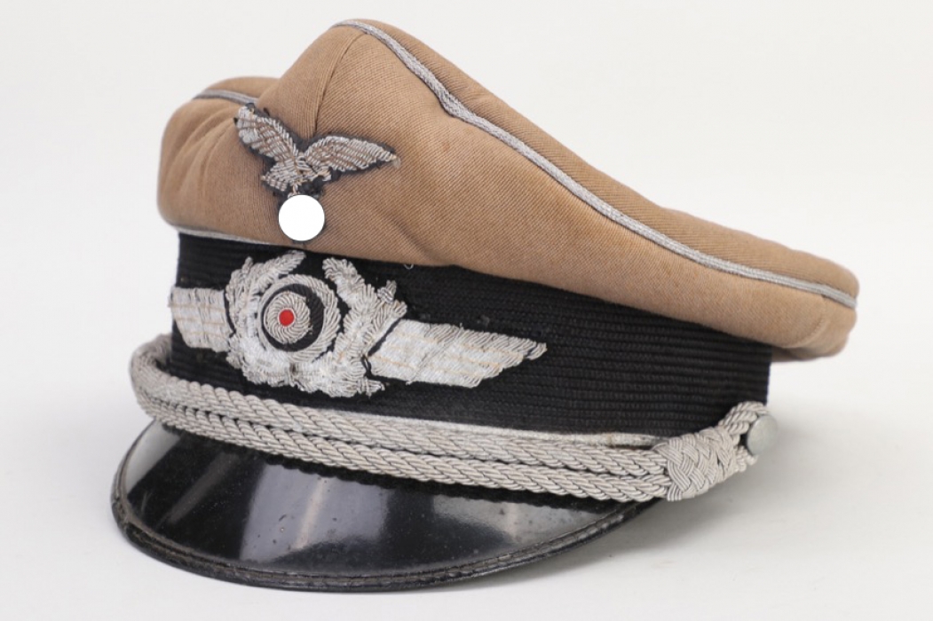 Luftwaffe officer's visor cap - sun-bleached