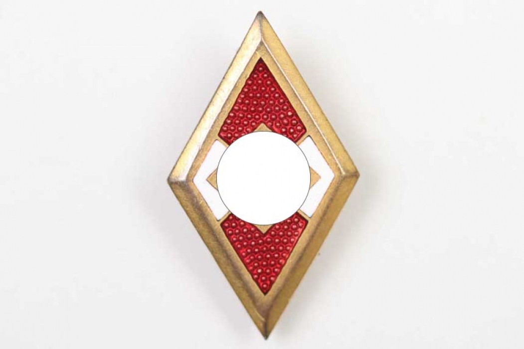 HJ membership badge in gold "M1/52" - numbered