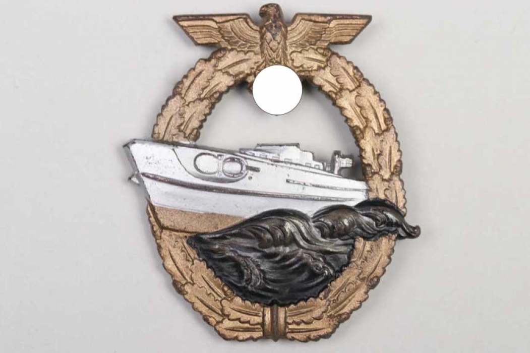 E-Boat War Badge "AS" 2nd pattern - mint