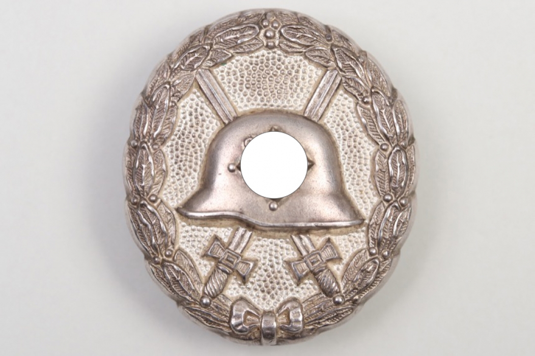 Wound Badge in Silver - 1st pattern "hohl verbödet"