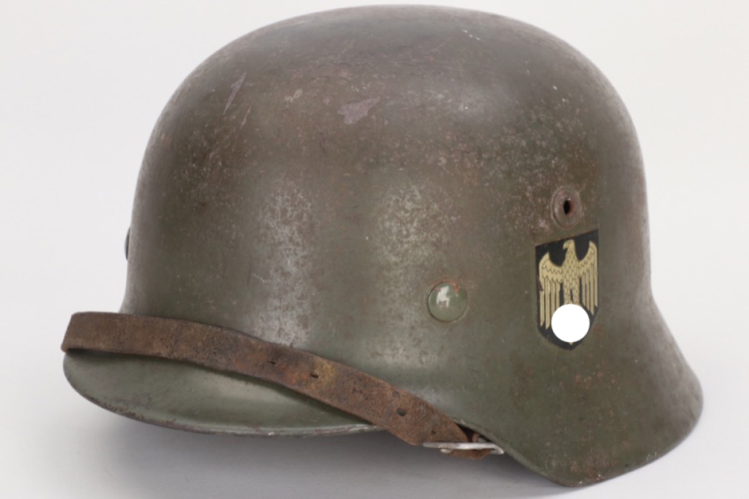 Heer M35 double decal helmet, SE64 - named