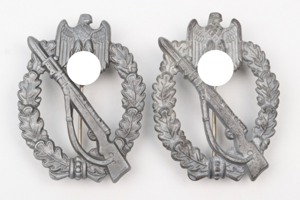 2 x Infantry Assault Bages in silver