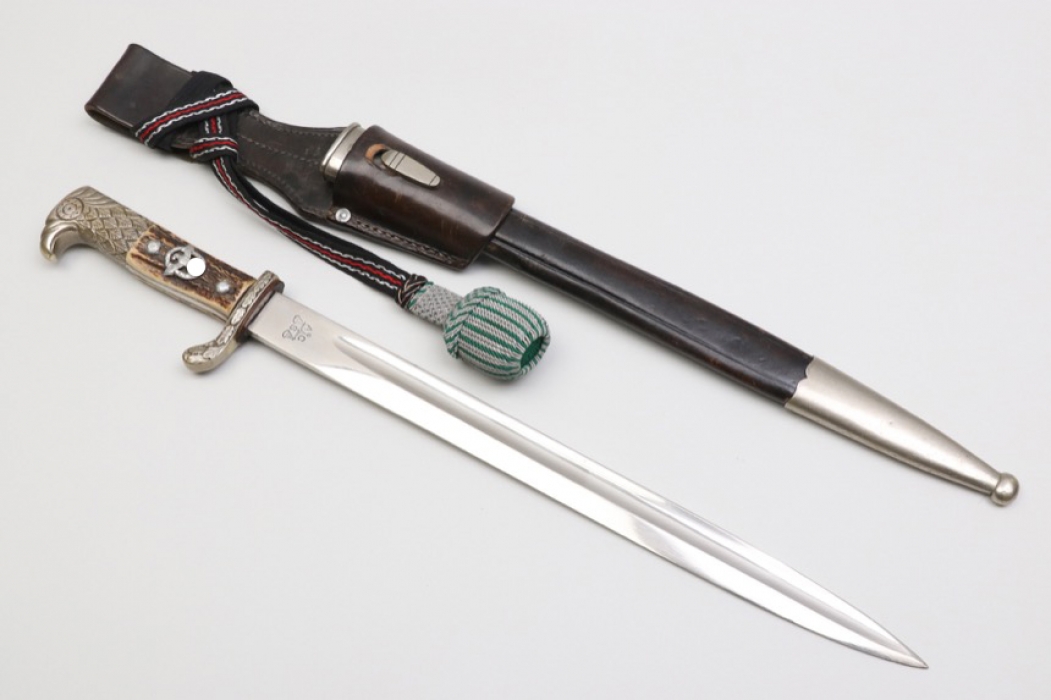 Police dress bayonet "S.H. 751" with frog & knot - number matching
