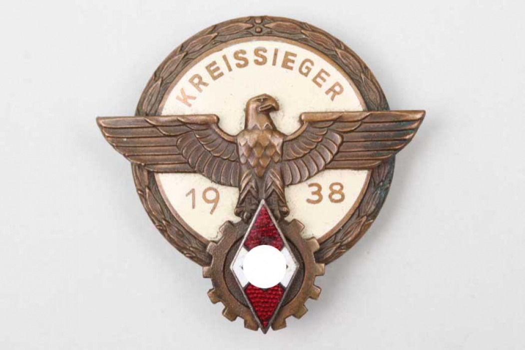 1938 Kreissieger Badge - G. Brehmer