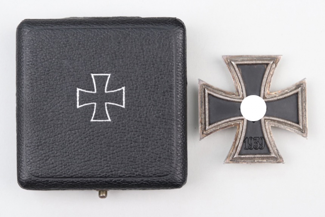 1939 Iron Cross 1st Class in case - B.H. Mayer & 2