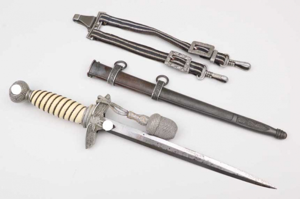 Luftwaffe officer's dagger with portepee and hangers - Spitzer