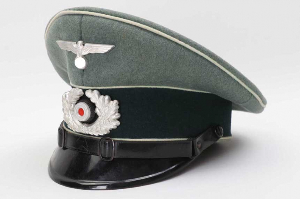 Heer Panzergrenadier visor cap EM/NCO - named
