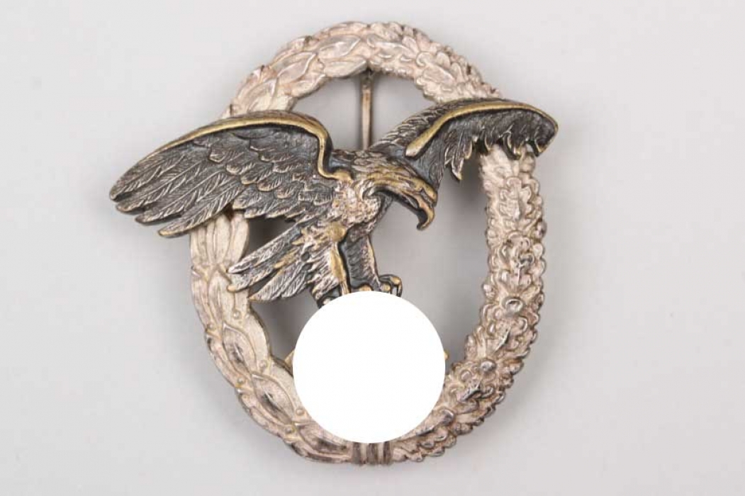 Early Luftwaffe Observer's Badge - flat wreath