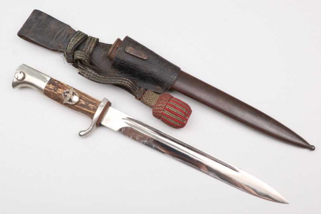 Third Reich police dress bayonet with frog & portepee - Klaas