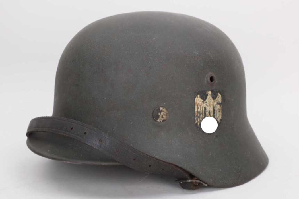 Heer M35 single decal helmet - EF62