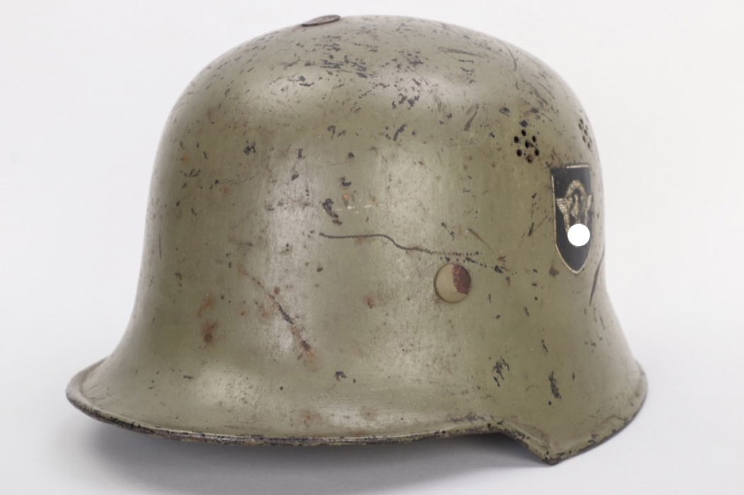 Third Reich M34 Fire Brigade / SD helmet
