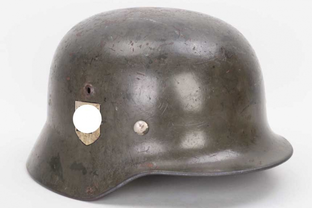 Waffen-SS M35 double decal helmet - Q68