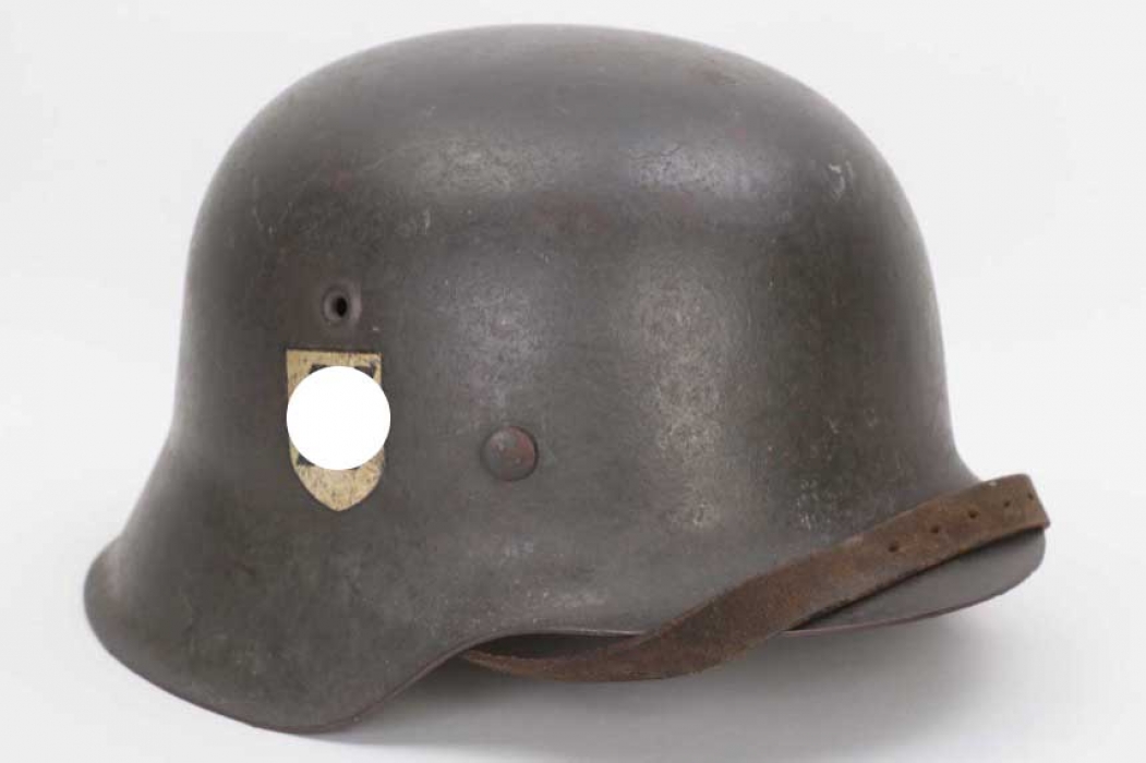 Waffen-SS M42 single decal helmet (named) - ckl44