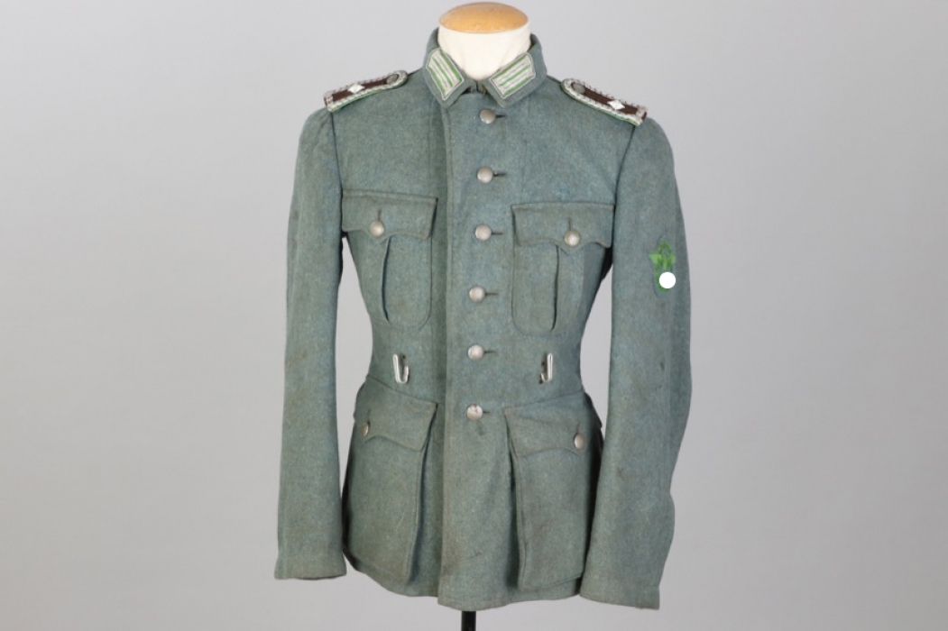 Third Reich M41 "1944" police tunic - Zugwachtmeister Huhn