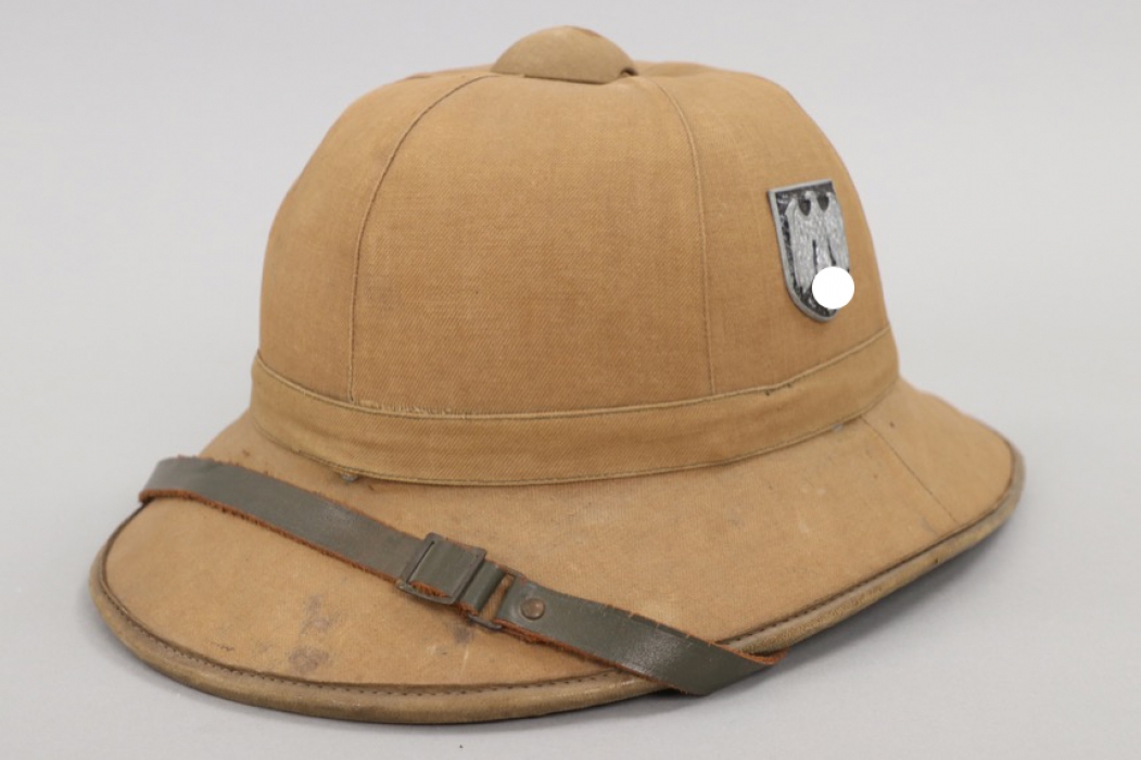 Heer tropical double decal pith helmet - 1942