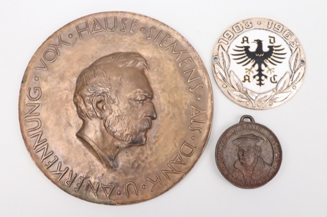 Germany - three plaques (Luther, ADAC & Siemens)