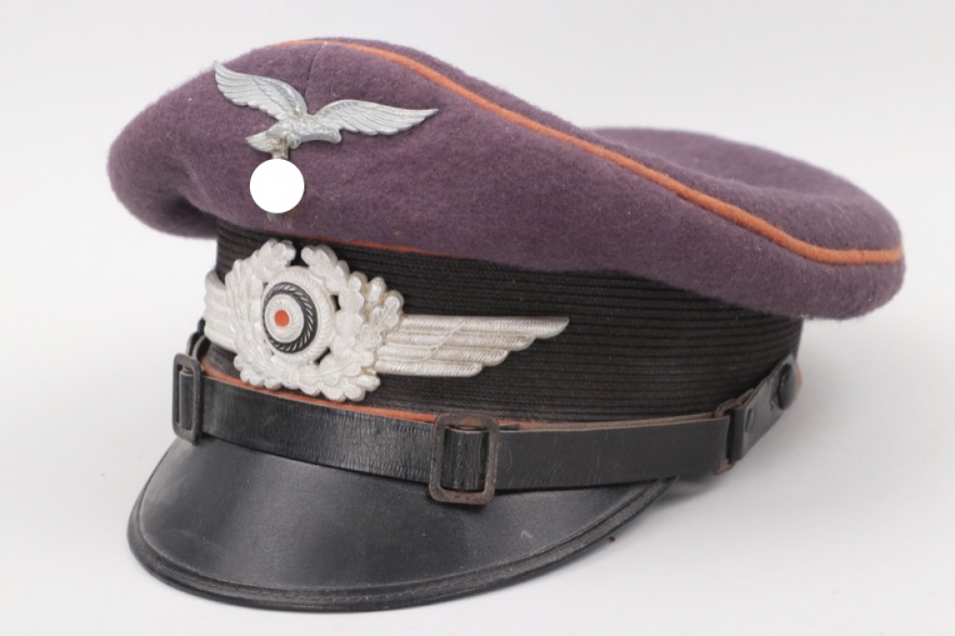 Luftwaffe Nachrichten visor cap EM/NCO - named