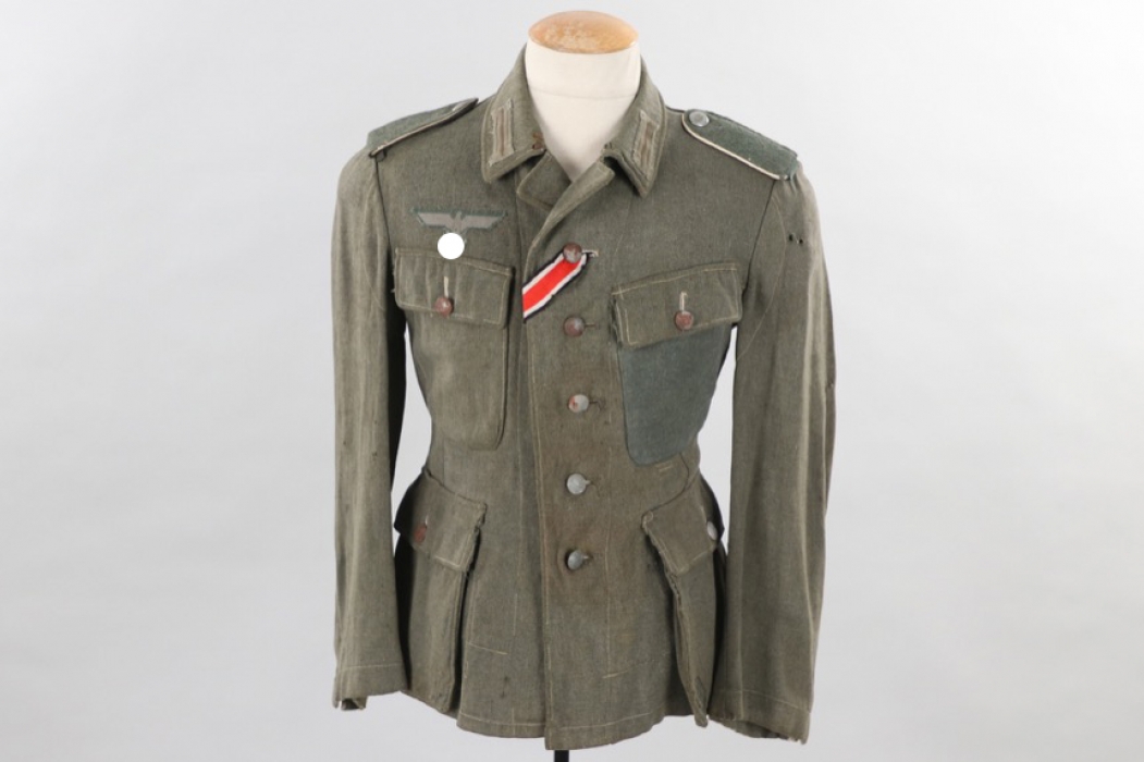 Heer M43 Infanterie field tunic - worked over
