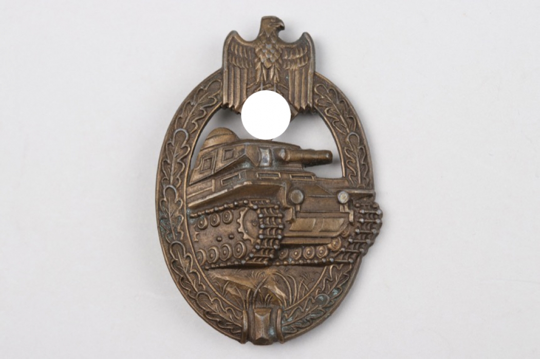 Tank Assault Badge in Bronze - AS (in triangle)
