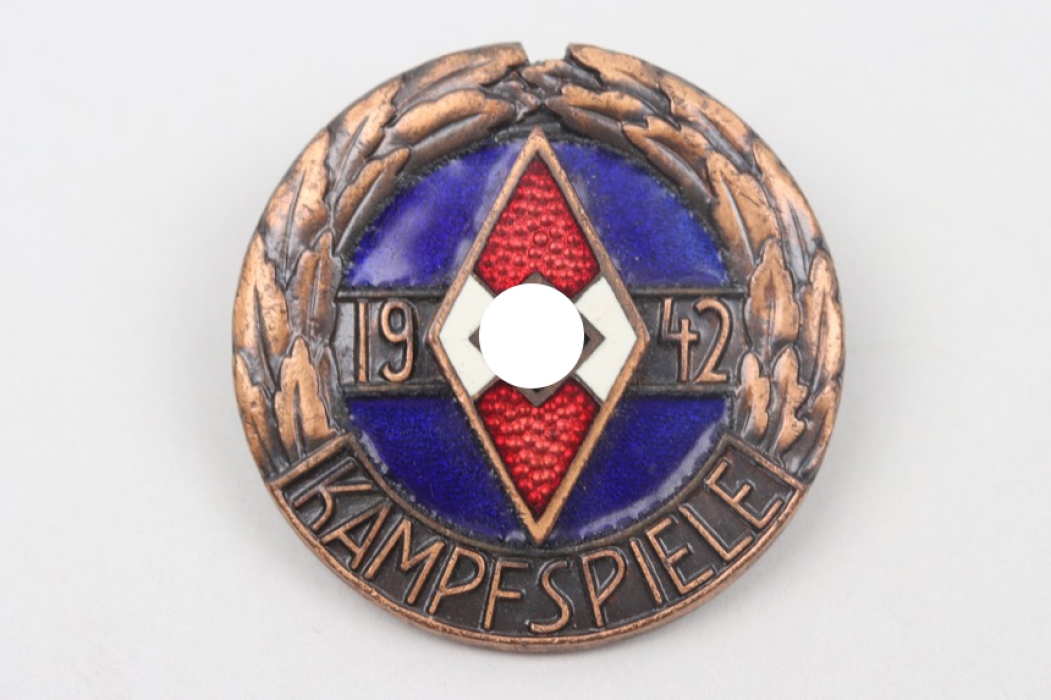 HJ-Kampfspiele 1942 winner's badge in bronze