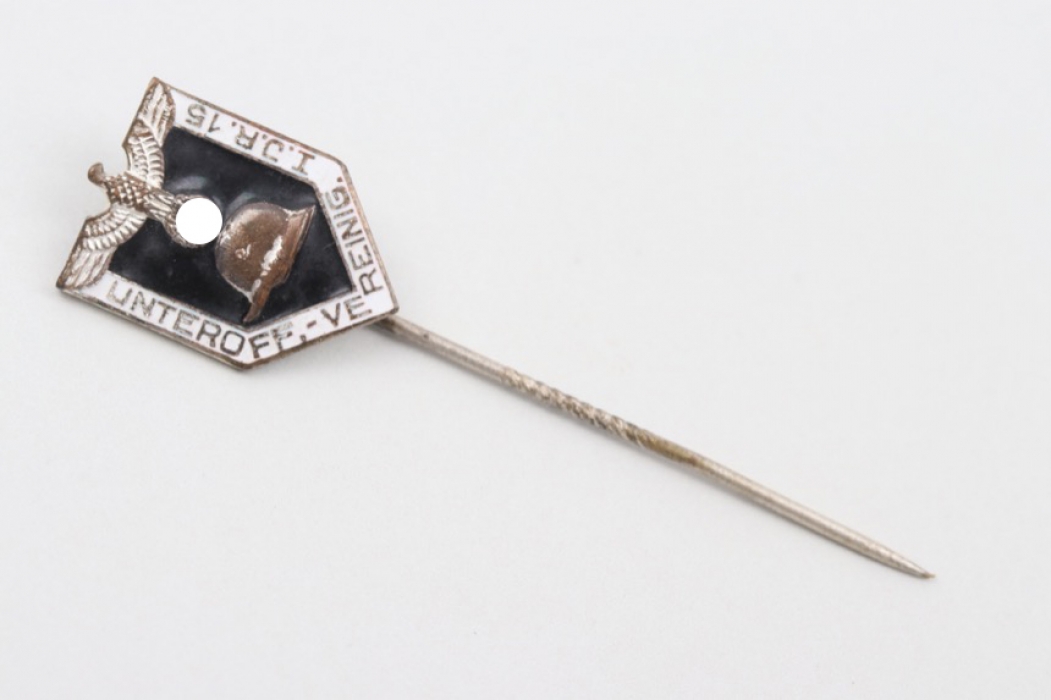 I./Inf.Rgt.15 NCO's association enamel lapel pin