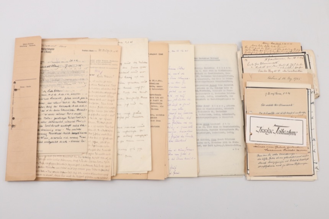 Document grouping to Hans Blumensatt "Die wilde Clique"
