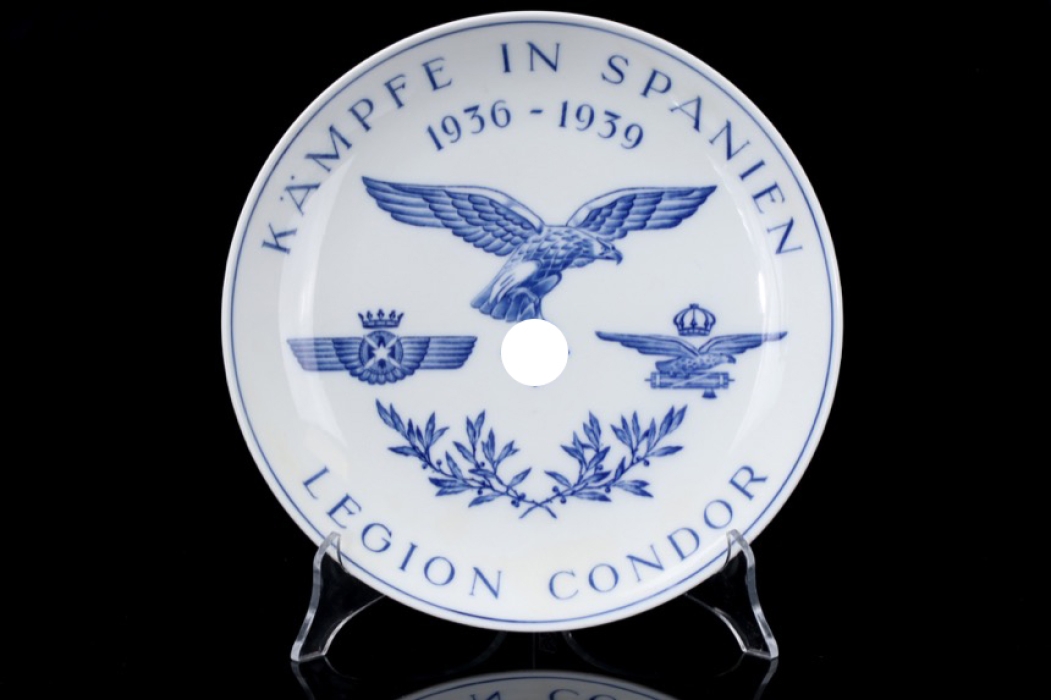Boschert, Alois - Legion Condor 1936-1939 MEISSEN plate