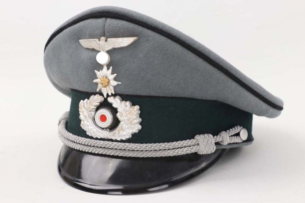 Heer Gebirgspionier officer's visor cap